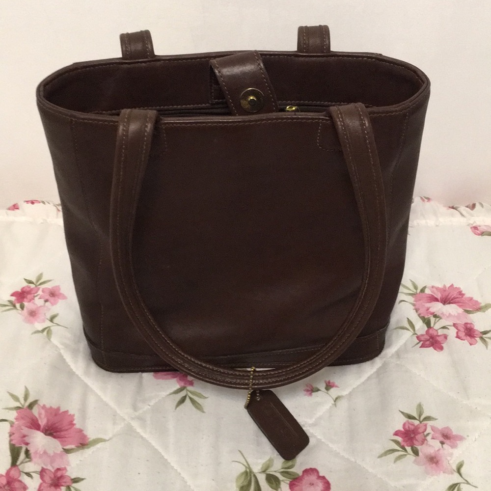 COACH women’s bag REAL LEATHER brown